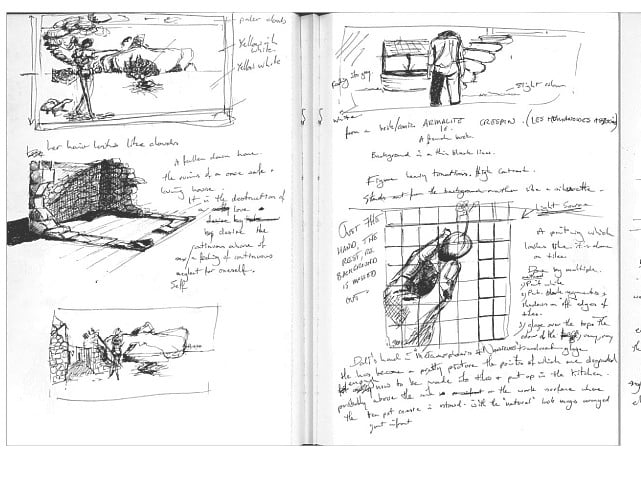 Poster for the First Line RoM Prize 2025 showing pencil sketches with the theme The First Line